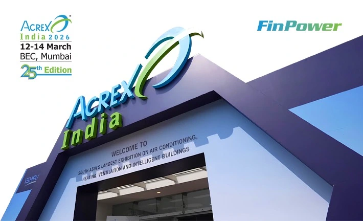 FinPower India to Exhibit at ACREX 2026, Mumbai